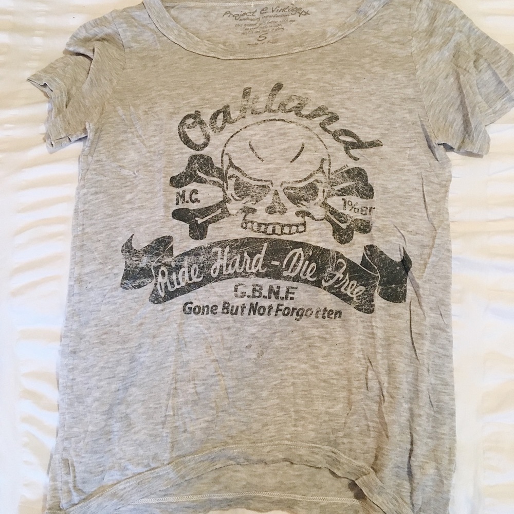 Vintage Gray Oakland Tee (size S)